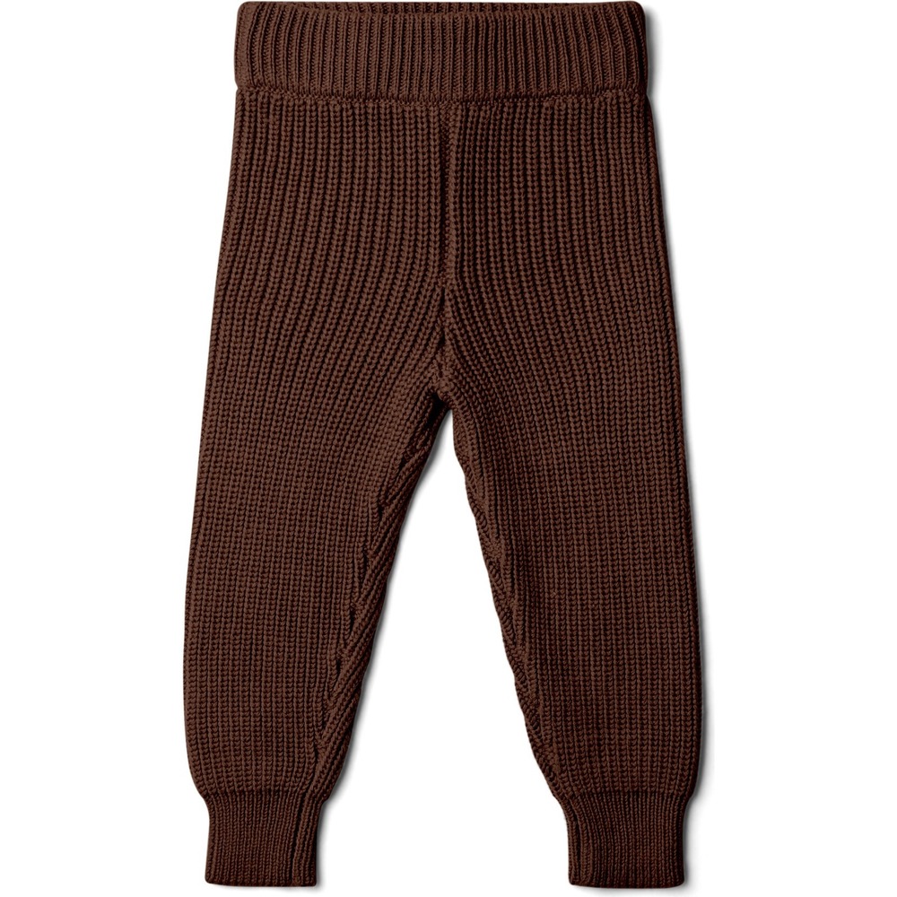 Guomi Leggings Brown Ribbed Cozy Warm Toddler Childrens Pants 3 to‎ 6 months NWT